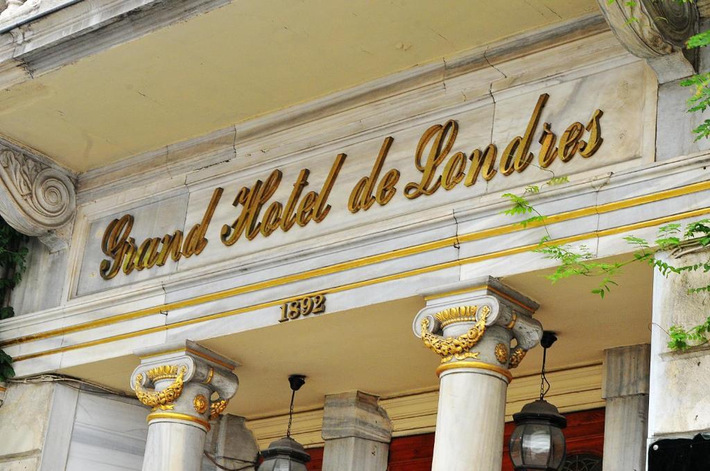 Grand Hotel De Londres Provincia di Provincia di Istanbul Esterno foto